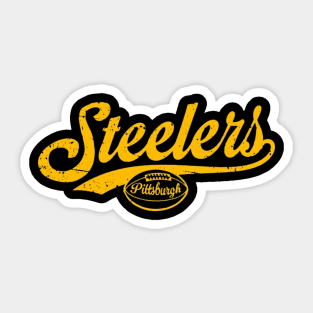 Retro Steelers Sticker